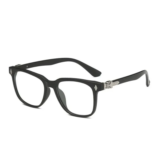 Design Amber Acetate Optical Glasses with Gold-tone Chain Detail Eyewear - 23