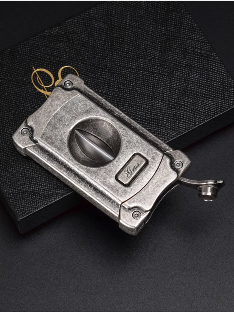 Design Gros Cigar Cutter Gold Black Silver Red Accessories - 10