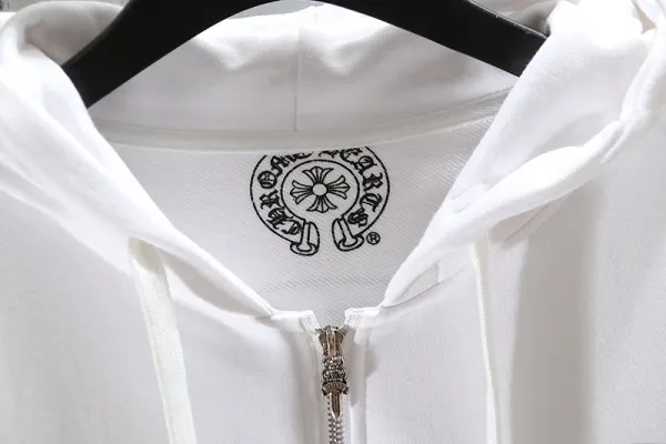 Chrome Hearts Triple Cross Zip-Up Hoodie Black - 27