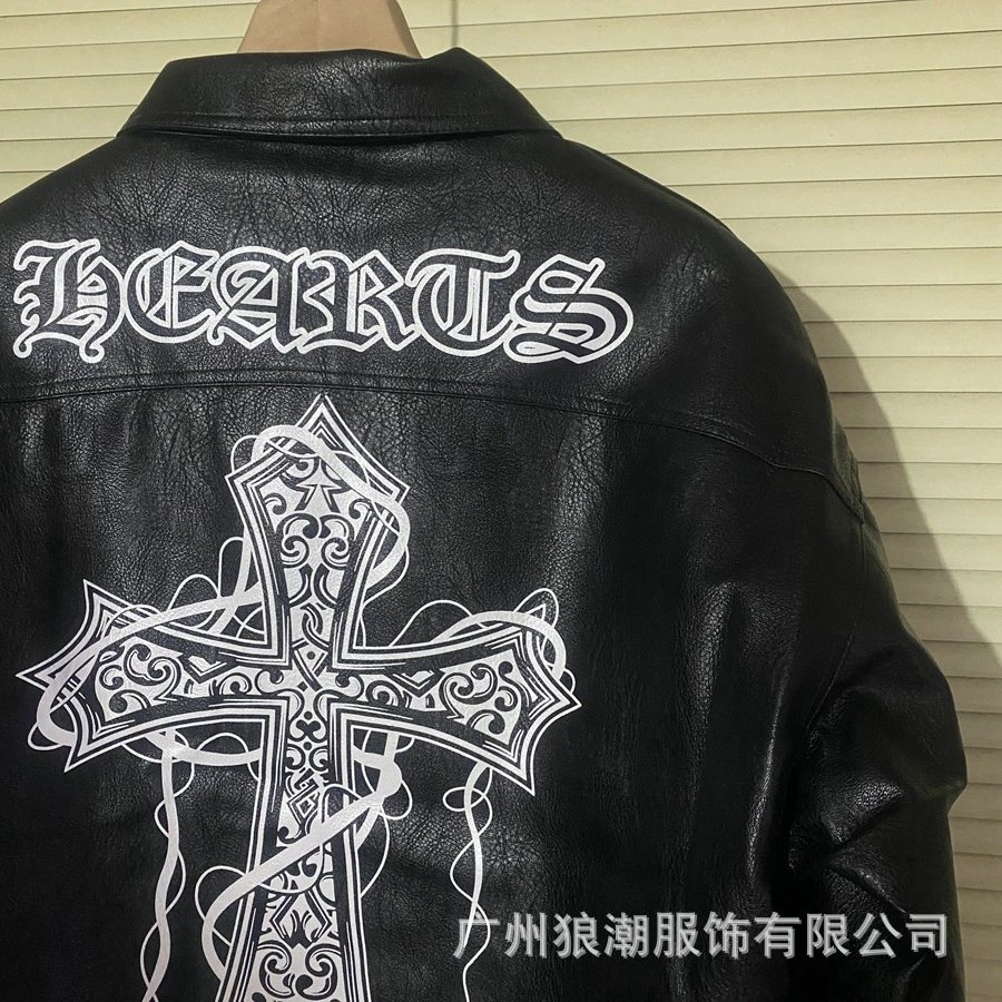 Chrome Hearts Leather Jacket Black - 16
