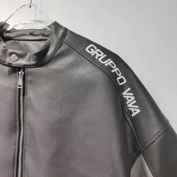 Design Vaffanculo Racing 46 Leather Jacket Black Multicolor Outerwear.leather Jacket - 6