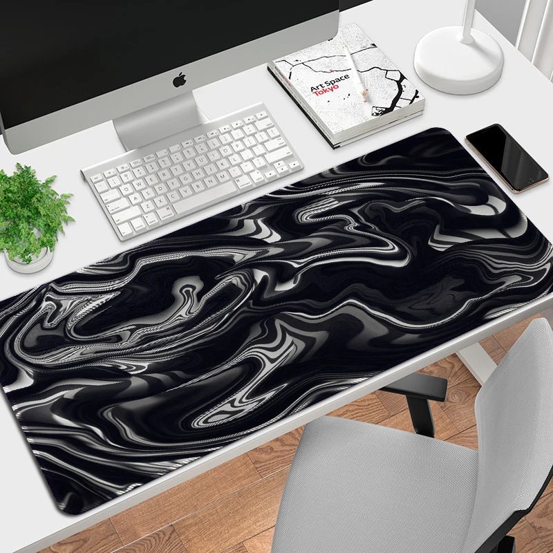 Design Abstract Malachite Swirl Large Mouse Pad Computer Accessories - 24