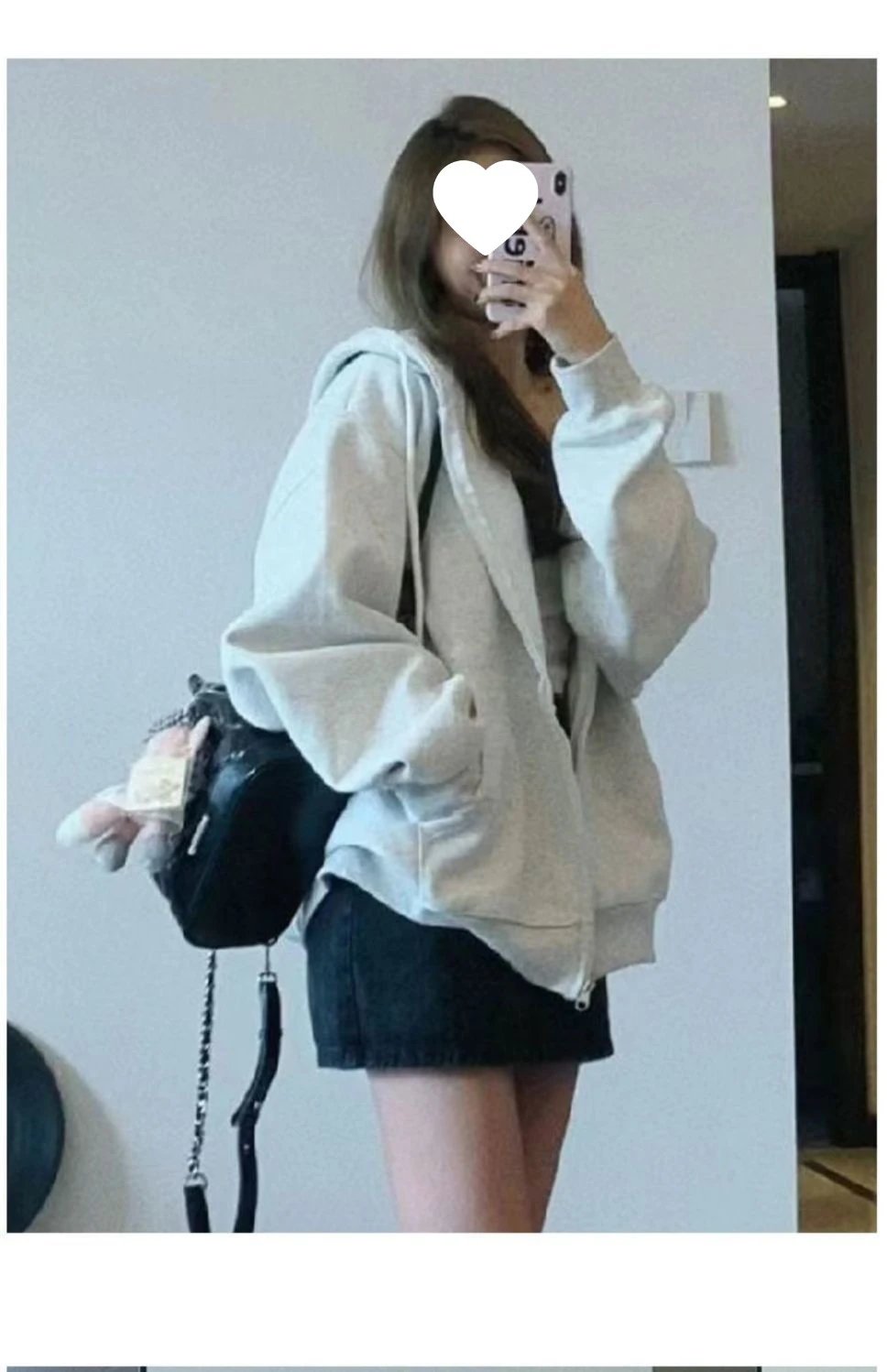 Design Zip-Up Hoodie Off-White Sweatshirt - 30