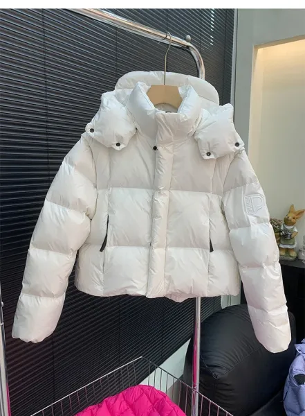 Moncler Genius Down Jacket in Periwinkle Blue with Puffer Design and Detachable Hood - 27
