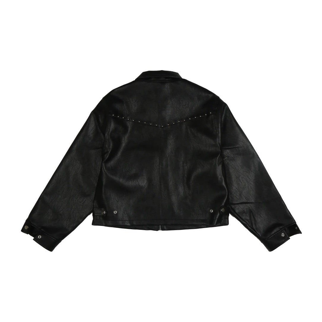 Enfants Riches Déprimés Studded Leather Jacket Black Leather Jacket - 6