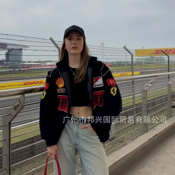 Ferrari x Shell x Puma Racing Jacket Black Multicolor Outerwear - 1