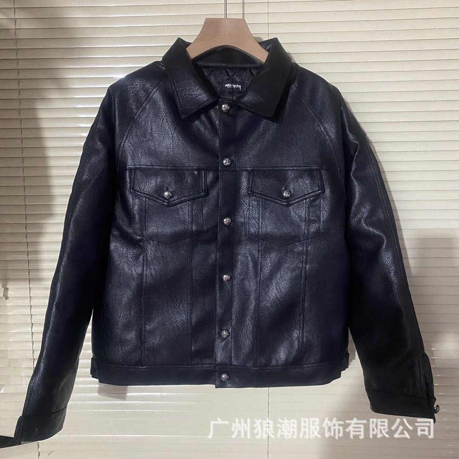 Chrome Hearts Leather Jacket Black - 5