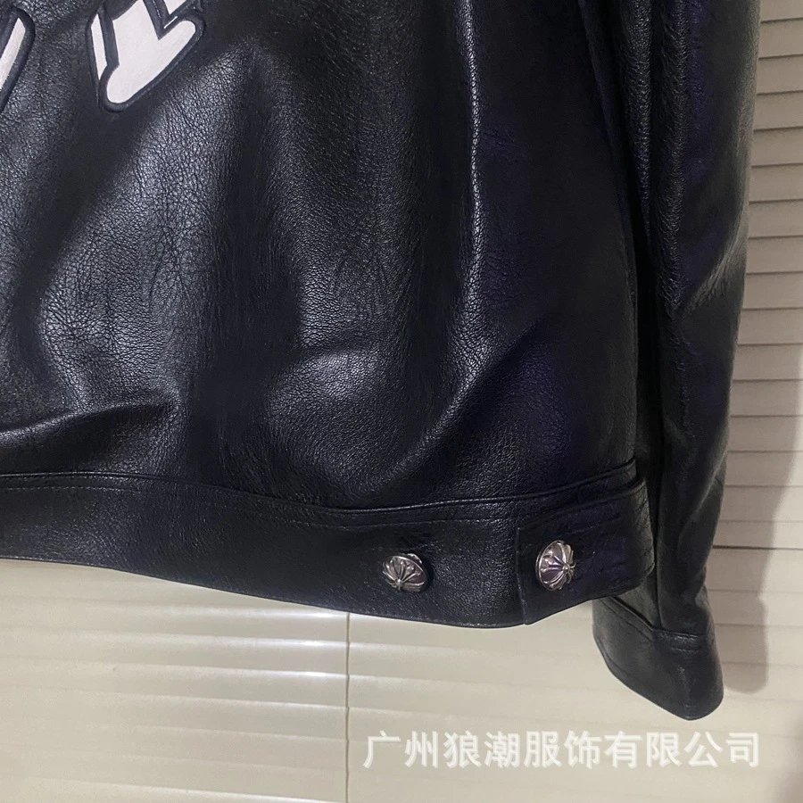 Chrome Hearts Leather Jacket Black - 13