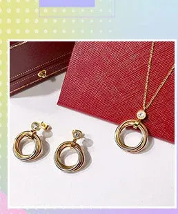 Cartier Trinity Bracelet with Gold Cord Jewelry - 2