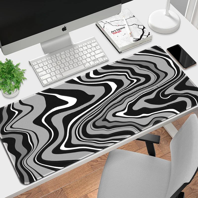 Design Abstract Malachite Swirl Large Mouse Pad Computer Accessories - 23