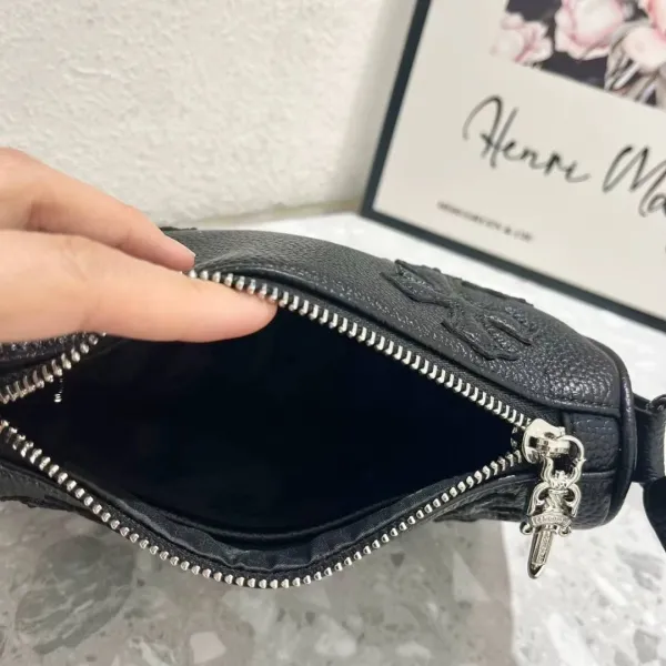 Chrome Hearts Cross Motif Shoulder Bag Black - 32