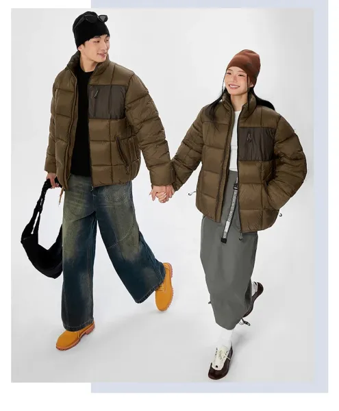 Design Puffer Jacket Olive Green Down Jacket Outerwear.down Jacket - 15