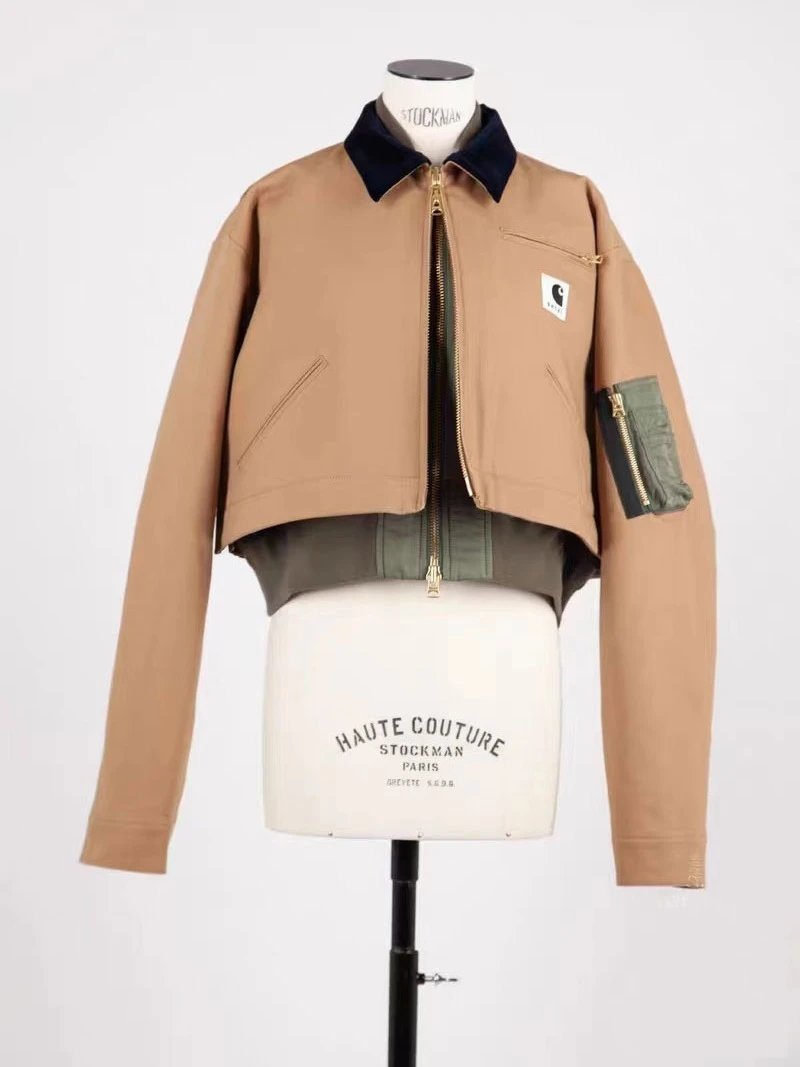Carhartt Work In Progress Carhartt WIP x New Era Cropped Jacket Black Outerwear - 4