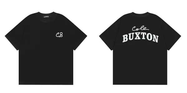 Cole Buxton CB Logo Oversized T-Shirt Black - 1