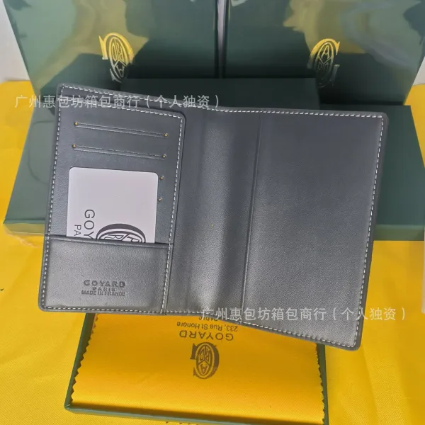 Goyard Saint Louis Passport Holder Silver Wallets - 12