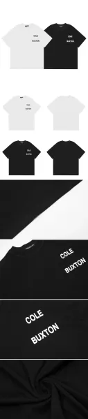 Cole Buxton CB Logo Oversized T-Shirt Black - 17