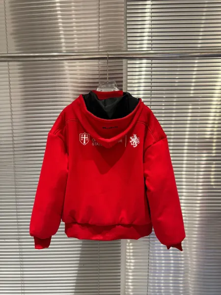 Design Pgh State University Red Hooded Jacket Hoodie - 7