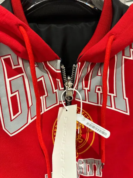 Design Pgh State University Red Hooded Jacket Hoodie - 24