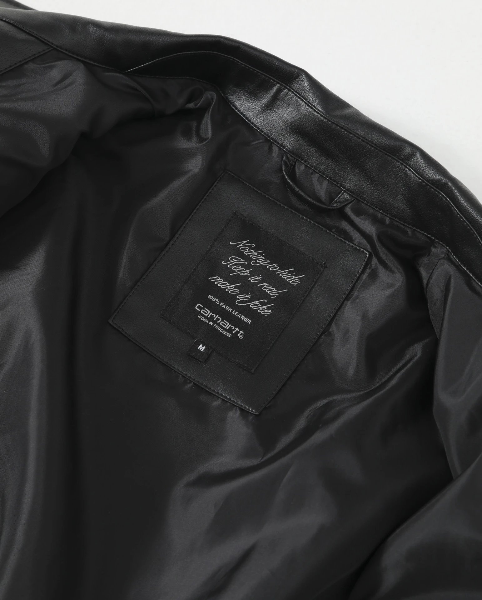 Carhartt Leather Jacket Black Leather-Jacket - 9