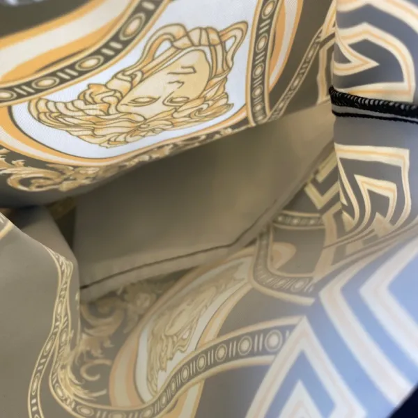 Versace Medusa Baroque Print Swim Shorts Black / Gold - 5