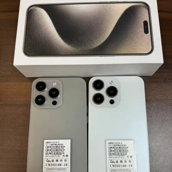 Apple iPhone 14 Pro Silver and Deep Purple Smartphones Electronics - 1