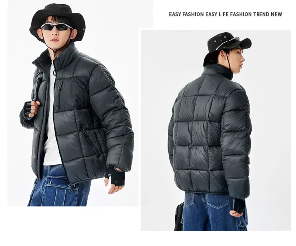 Design Puffer Jacket Olive Green Down Jacket Outerwear.down Jacket - 17