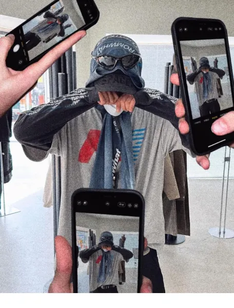 Far From What FAR23 Graphic Oversized T-Shirt Gray - 5