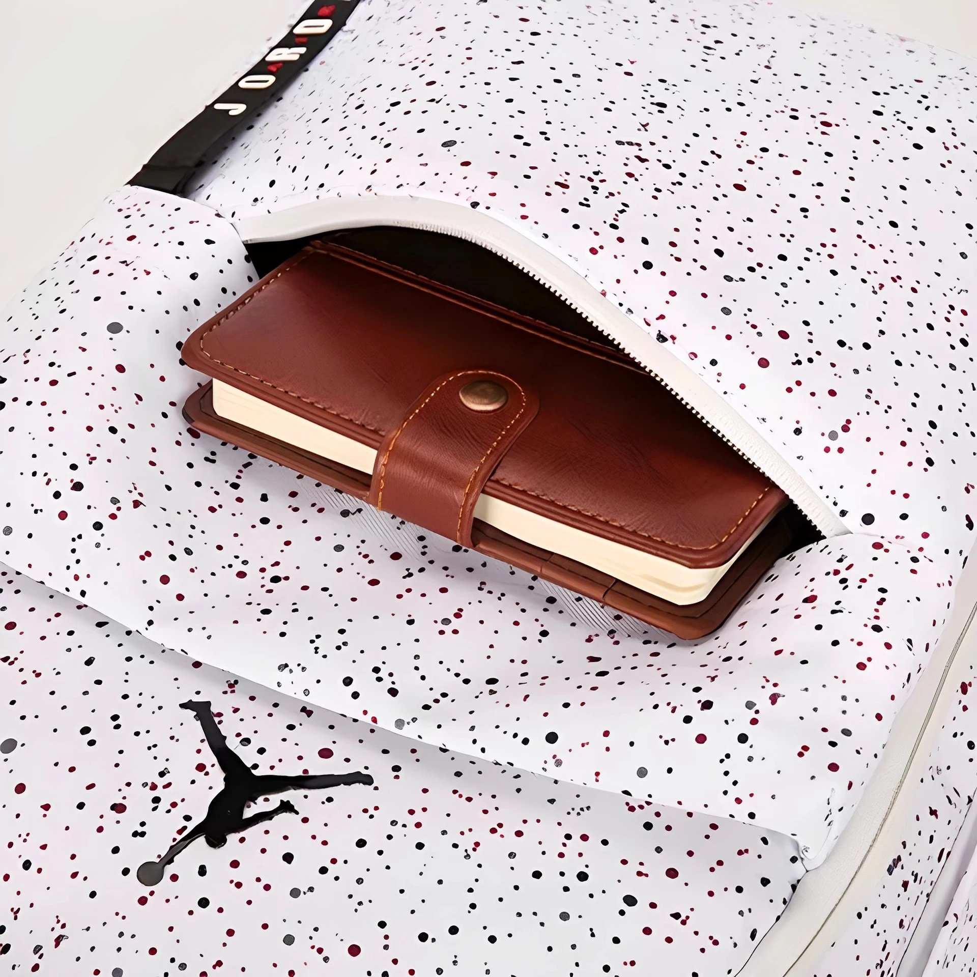 Air Jordan Graphic Print Backpack White Multicolor - 7