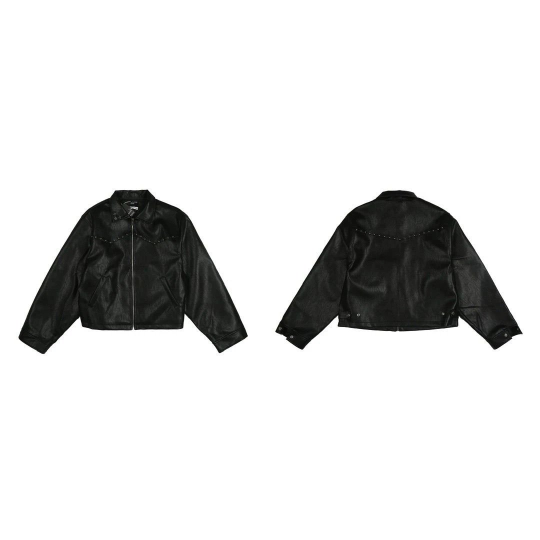 Enfants Riches Déprimés Studded Leather Jacket Black Leather Jacket - 7