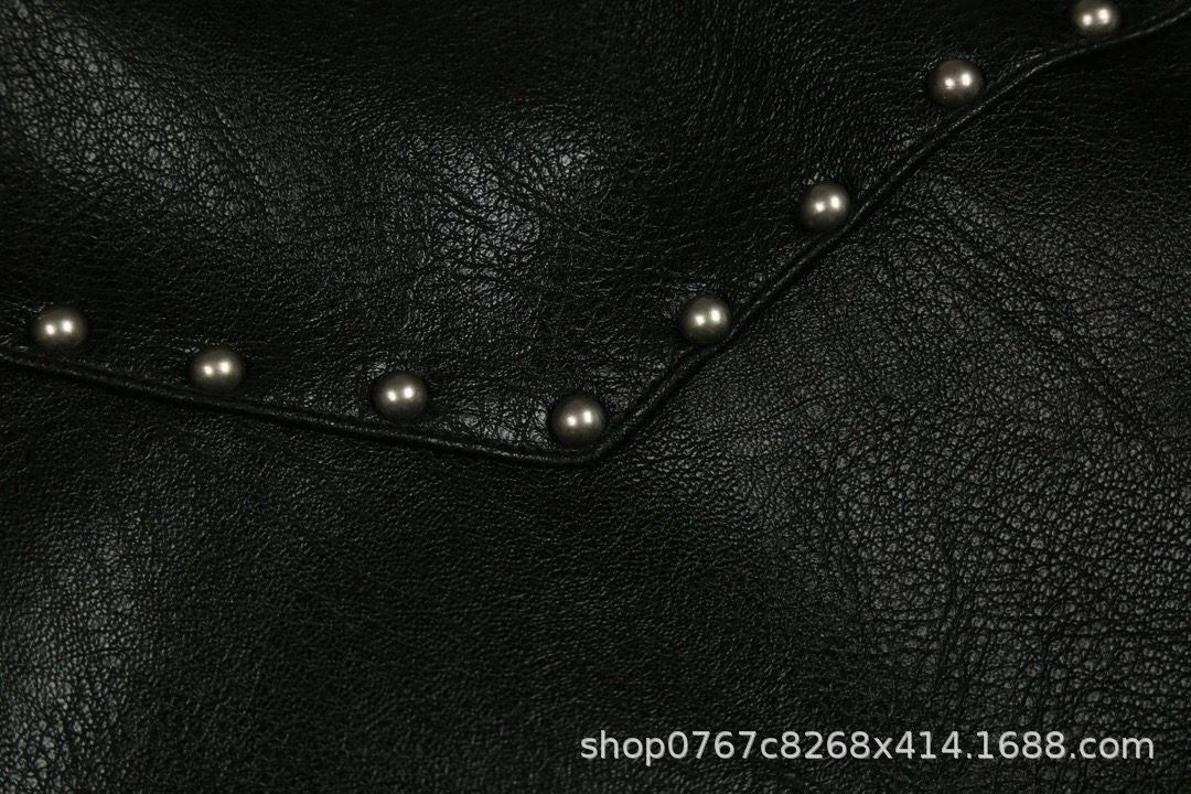 Enfants Riches Déprimés Studded Leather Jacket Black Leather Jacket - 13