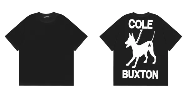 Cole Buxton Dog Graphic Black T-Shirt - 1