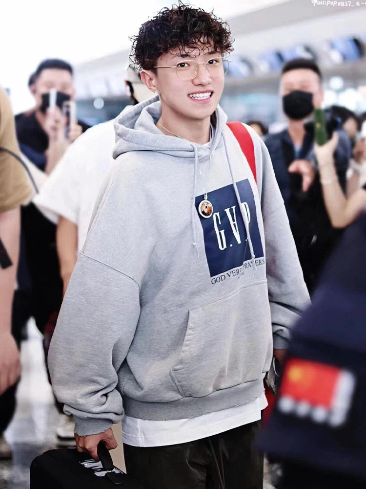 GAP x God Versus Prayers Oversized Hoodie Gray - 19