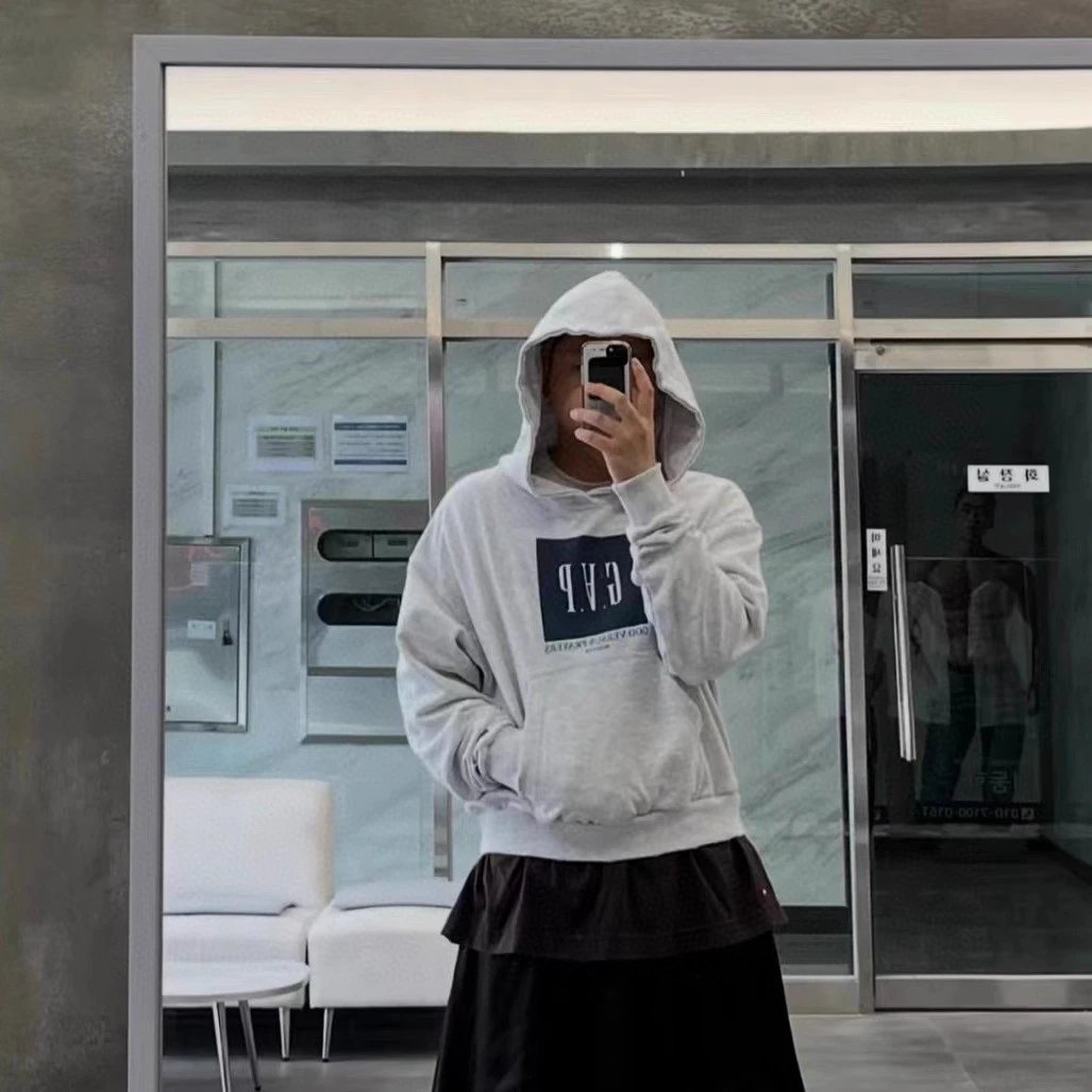 GAP x God Versus Prayers Oversized Hoodie Gray - 27