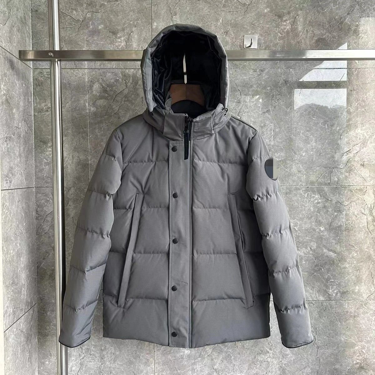 Canada Goose Expedition Parka Navy Blue Down Jacket - 8