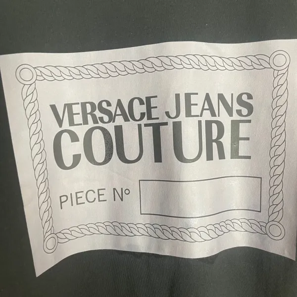 Versace Jeans Couture Logo Box Print Black T-Shirt - 2