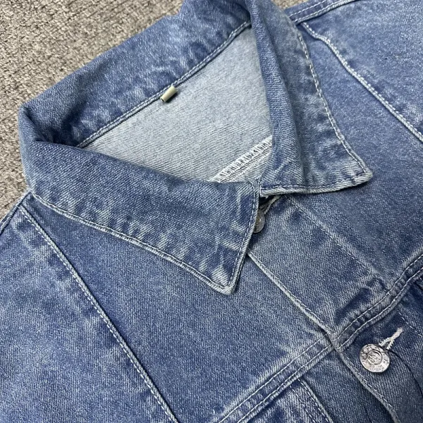 Denim Tears White Pleated Straight-Leg Jeans - 10
