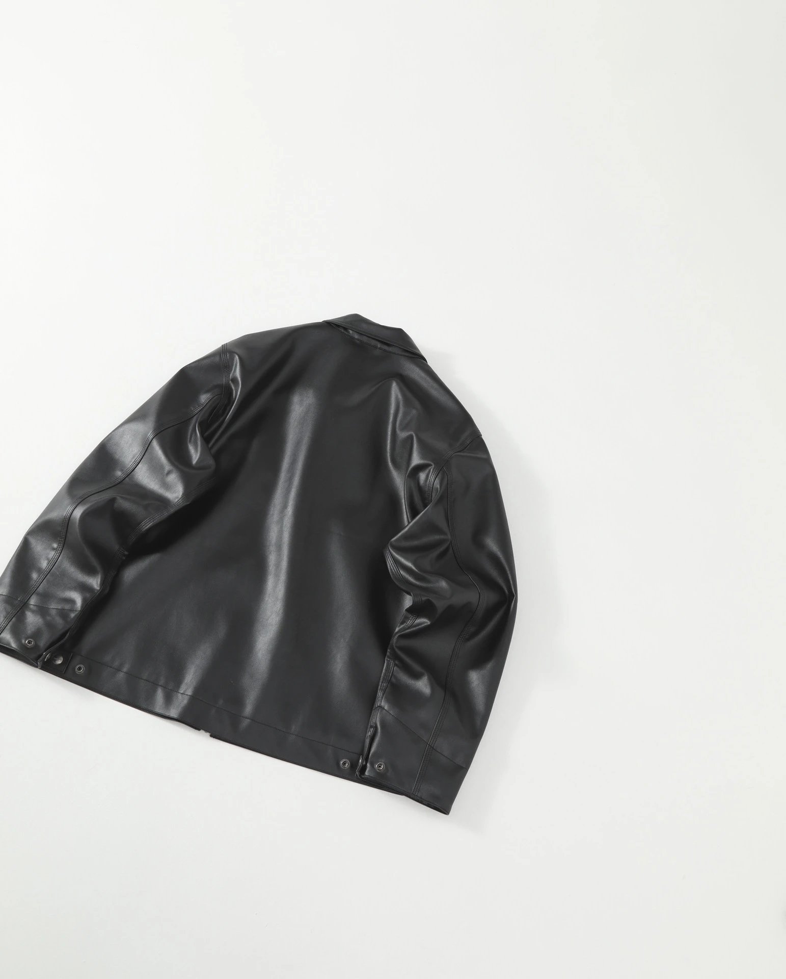 Carhartt Leather Jacket Black Leather-Jacket - 7