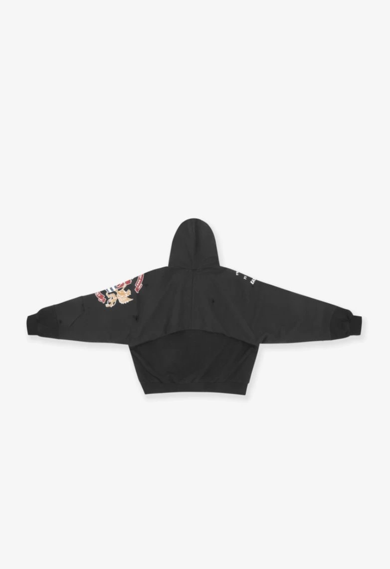 Design Project GIN London England Hoodie Black Hoodie - 8