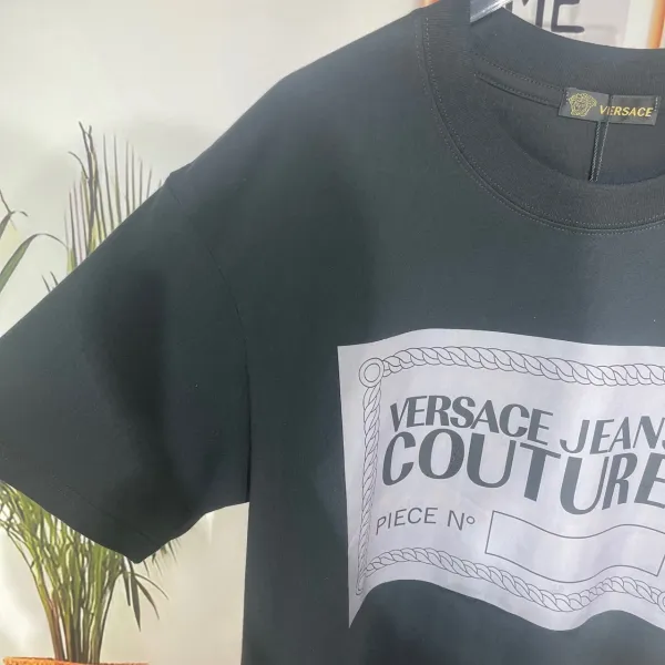 Versace Jeans Couture Logo Box Print Black T-Shirt - 3