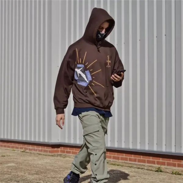 Travis Scott x Fragment Design 'Highest Room' Brown Hoodie - 6