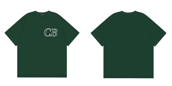 Cole Buxton CB Logo Oversized T-Shirt Forest Green - 1