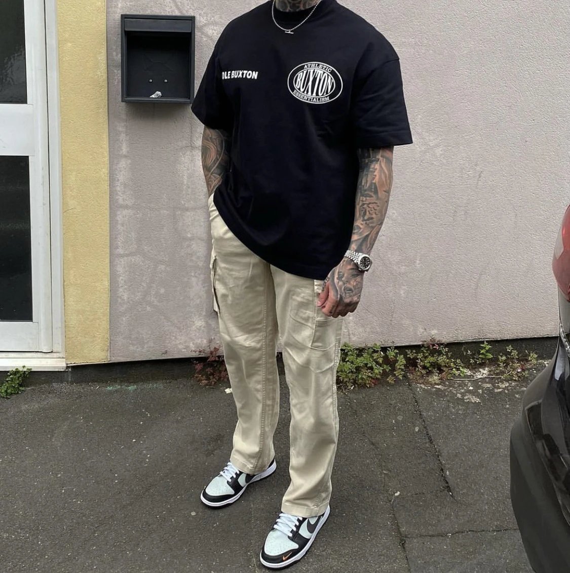 Cole Buxton Arch Logo Black T-Shirt - 6