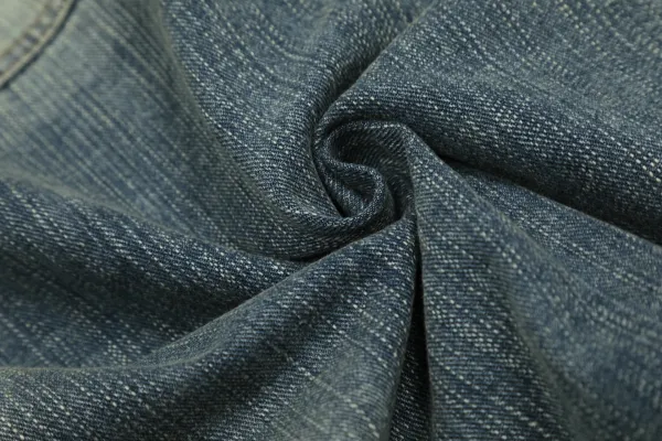 Design Denim Jacket with Pearl Embellishment Gray - 13