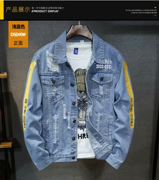 Design Trendsetter Toy Boy Yuang Cynic Card Slave Denim Jacket Black Denim Jacket - 10