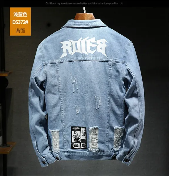 Design Trendsetter Toy Boy Yuang Cynic Card Slave Denim Jacket Black Denim Jacket - 21