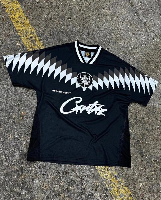 Rules The World x Corteiz Football Jersey White Red Yellow - 2