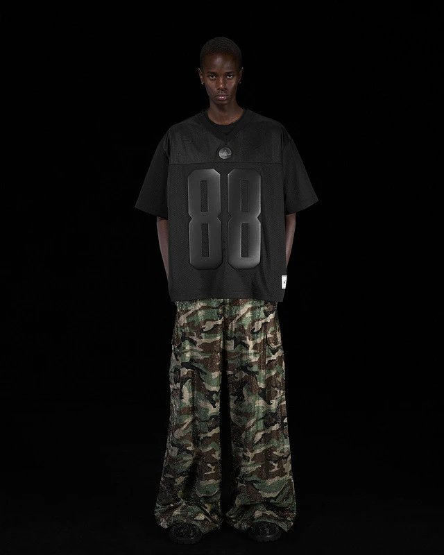 Stussy 88 Mesh Jersey Black - 4