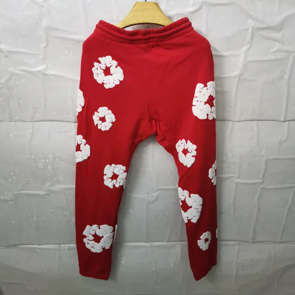 Design Floral Print Red Hoodie - 14