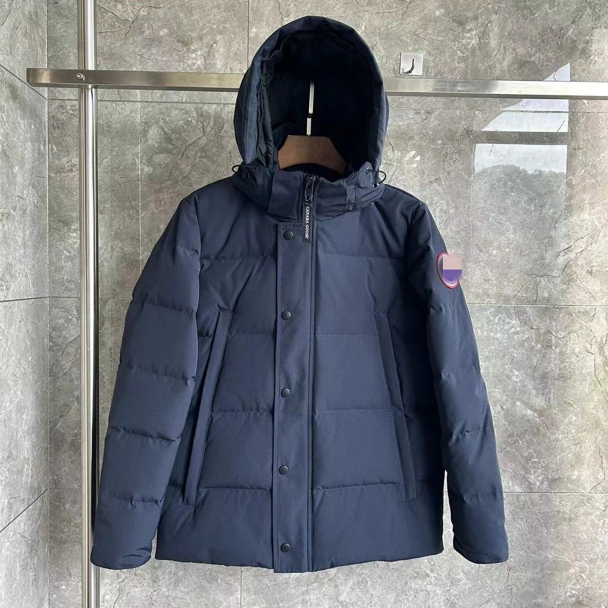 Canada Goose Expedition Parka Navy Blue Down Jacket - 1