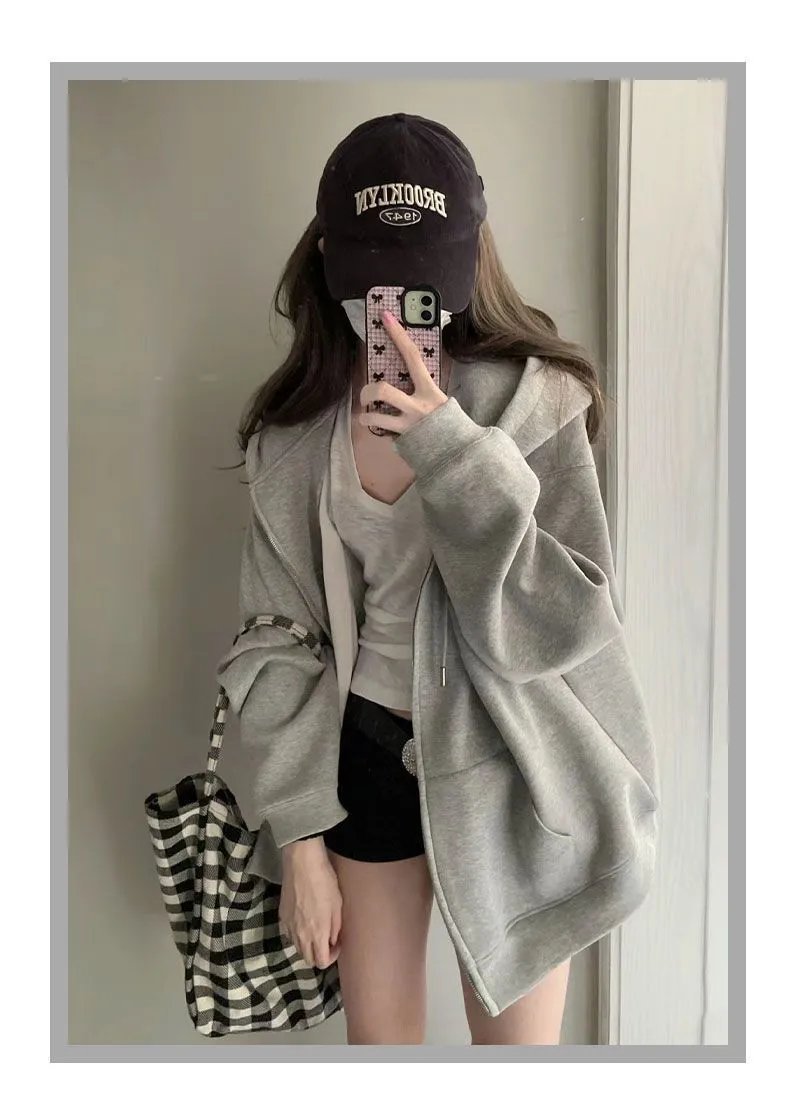 Design Zip-Up Hoodie Off-White Sweatshirt - 27